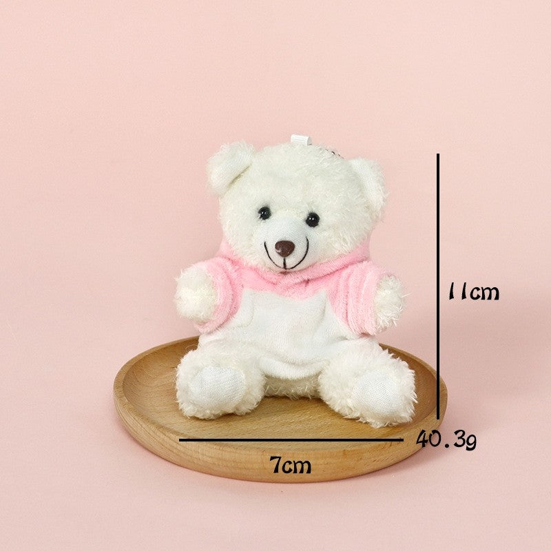 Panda Plush Hoodie Pendant Charm