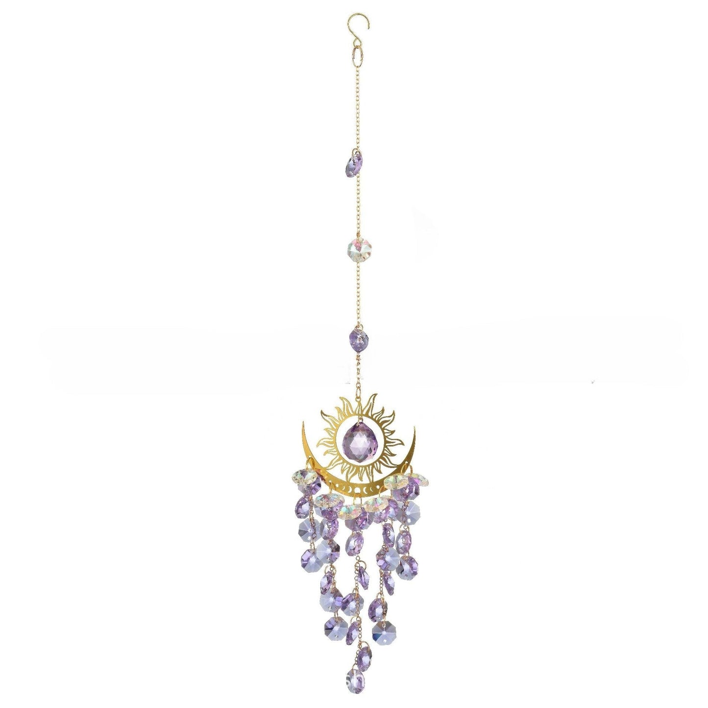 Sun Moon Colorful Crystal Hangings