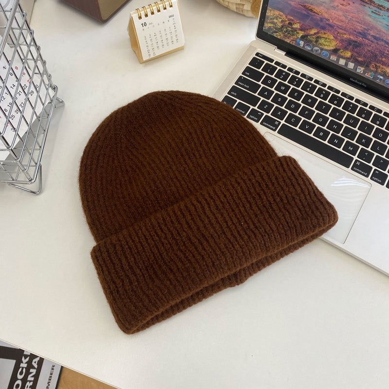 Solid Color Knit Beanie