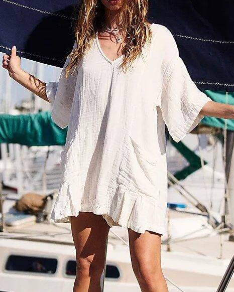 V-Neck Short Sleeves Jomper