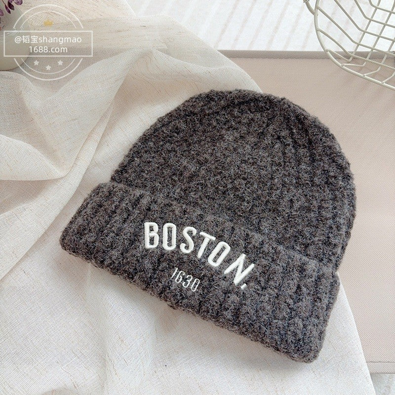 Baby Embroidered Knit Beanie