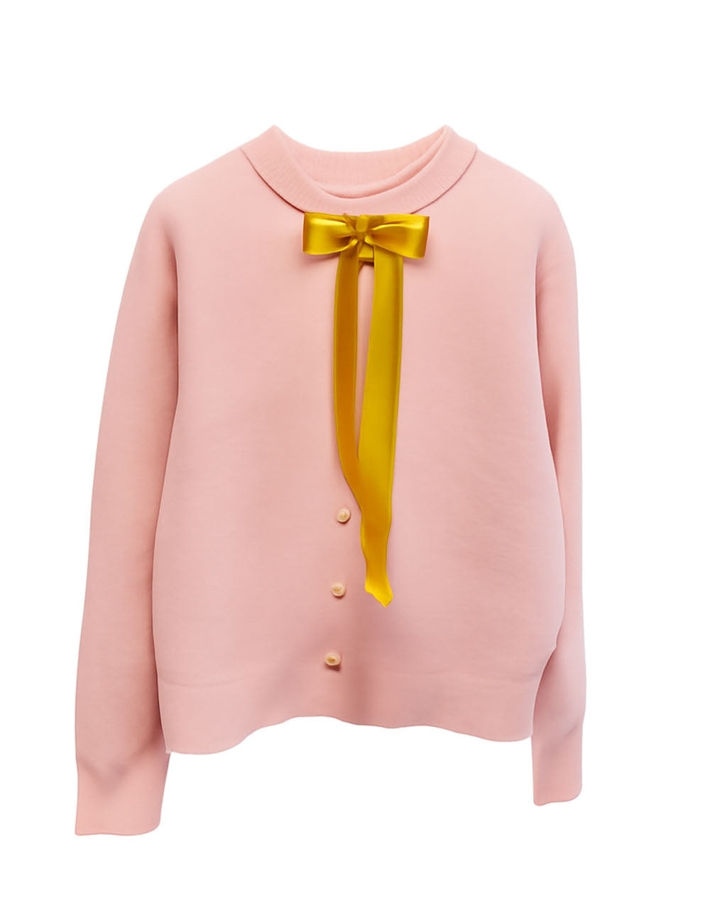 Minimalist Round Neck Long Sleeve Cropped Cardigan