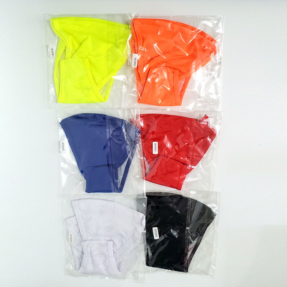 Bikini sexy con tirantes transparentes para mujer - Traje de baño de poliéster transparente