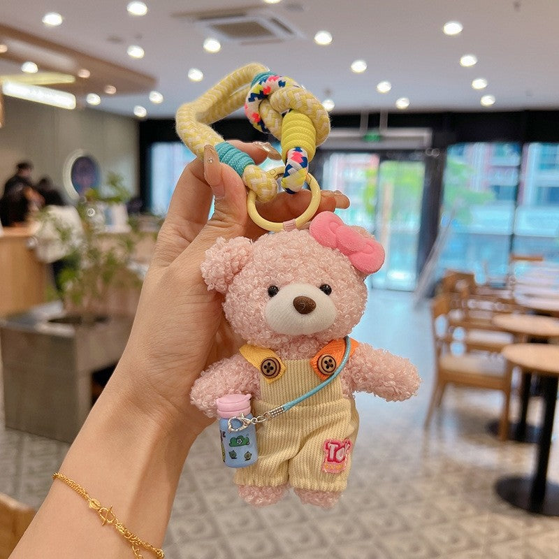 Cute Plush Teddy Bear Keychain