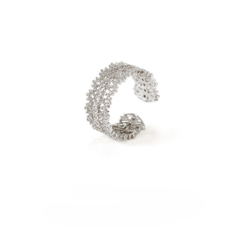 Hellow Zircon Elegant Adjustable Rings