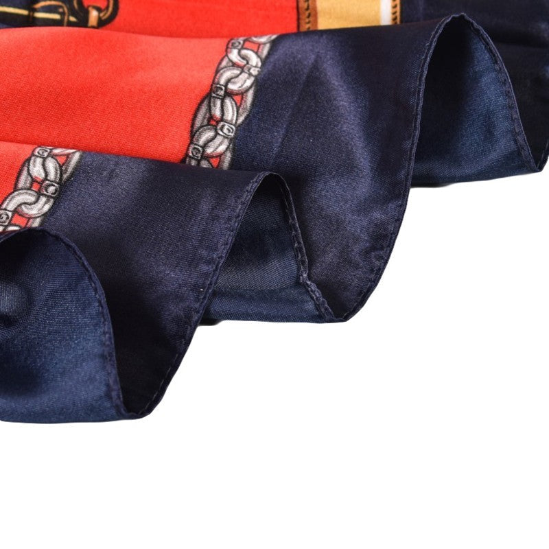 Fashion Retro Geometric Pattern Square Scarf