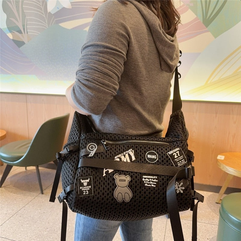 Large Fashion Tote Bag With Pendant