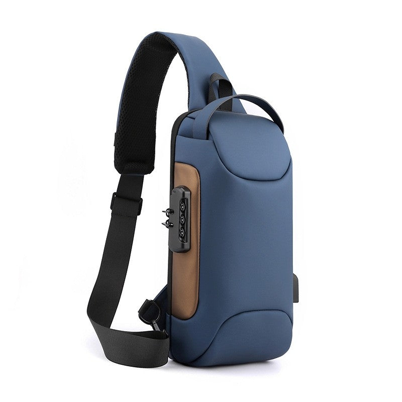 Men's USB Charging Anti-Theft Crossbody Bag