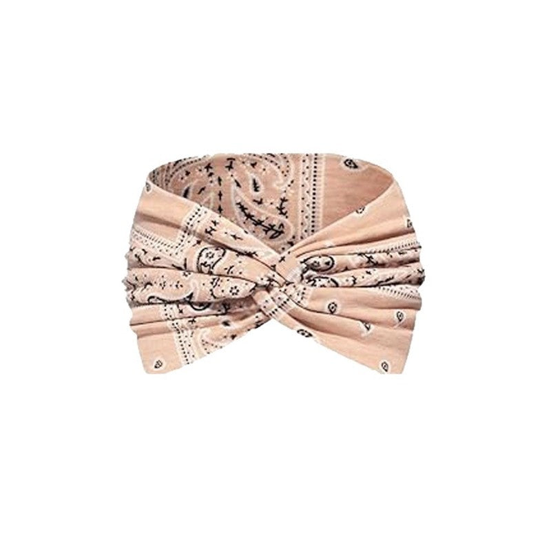 Printed Knot Elastic Headband