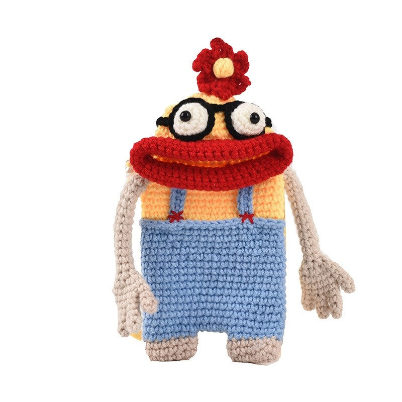 Cute Cartoon Knitted Crossbody Bag