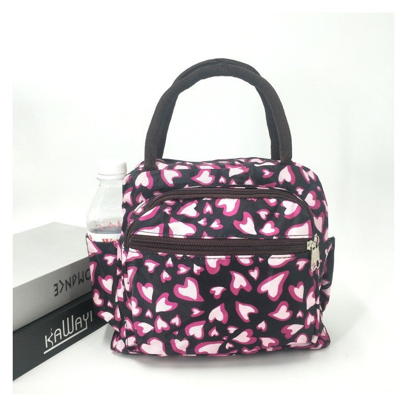 Pink Rabbit Polka Dot Striped Paige Lily Elephant Bento Bag Lunch Box Bag