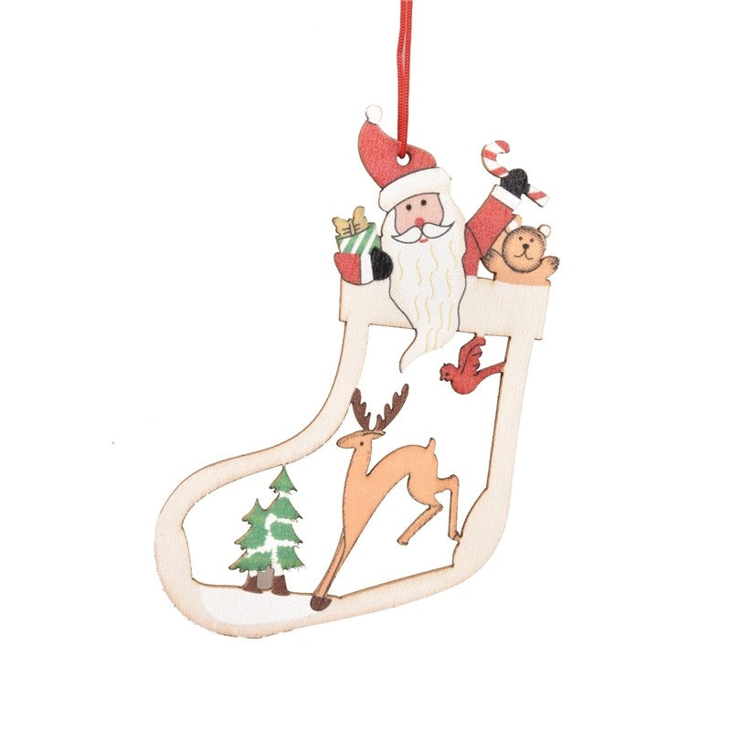 Christmas Wooden Candle Decorations