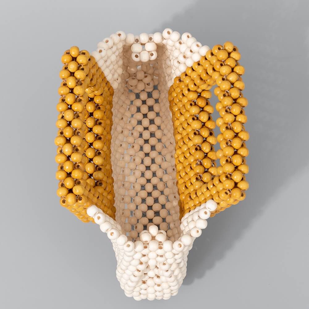 Color Block Handmade Tote Bag