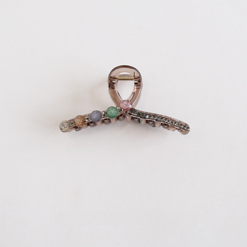 Retro Rhinestone Large Hair Claw Clip