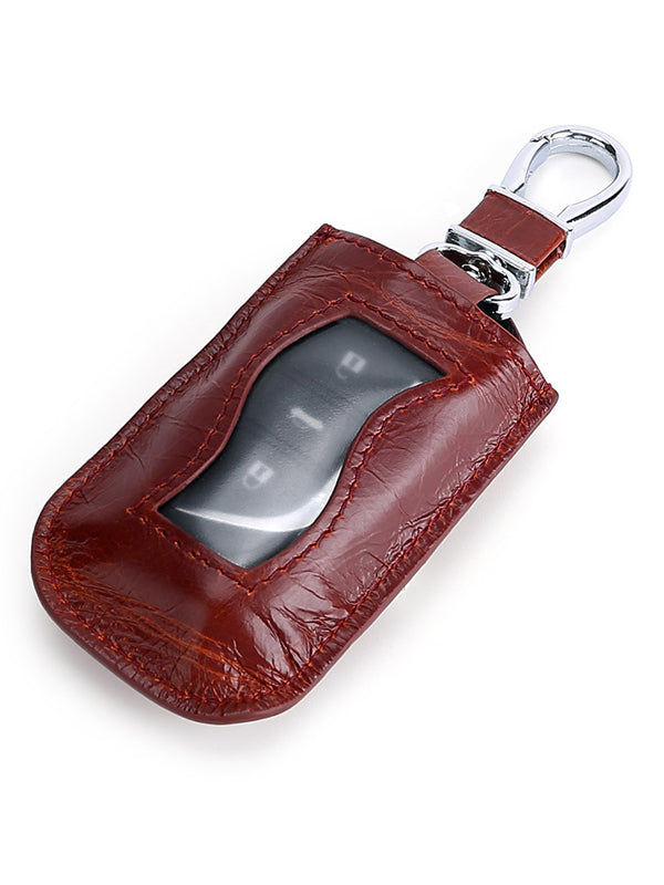 Solid Simple Durable Car Key Bag Keychain Wallet