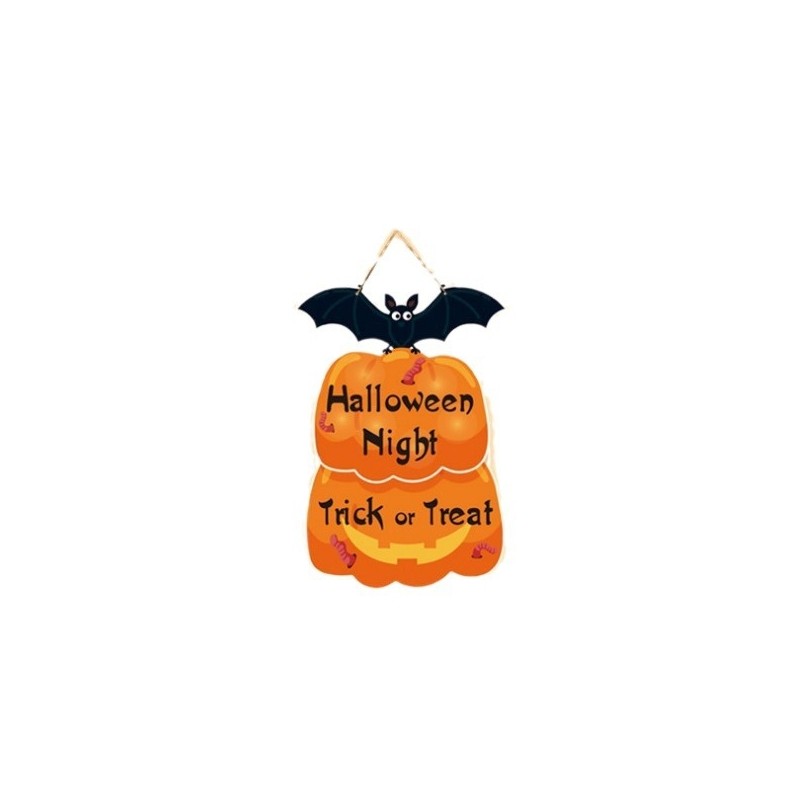 Halloween Wooden Door Hanging Decor