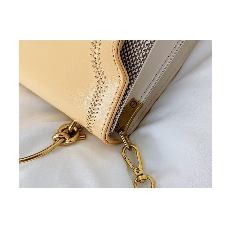 Muticolor Crossbody Chain Rhomboid Square Bag