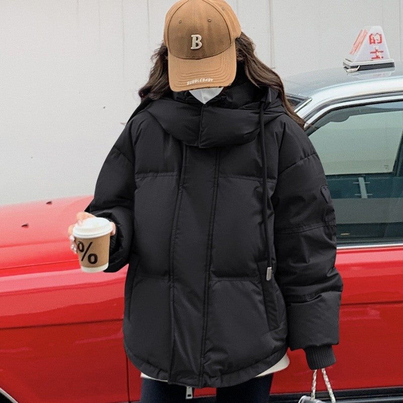 Solid Color Short Cotton Jacket