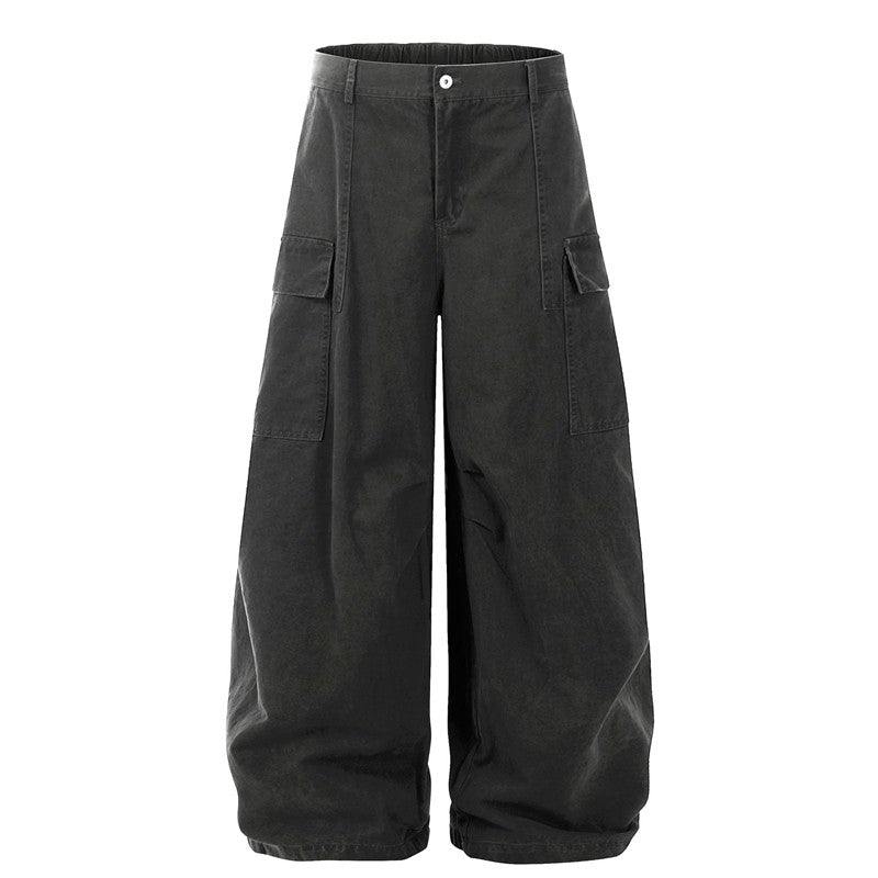 Loose Wide Leg Cargo Pants