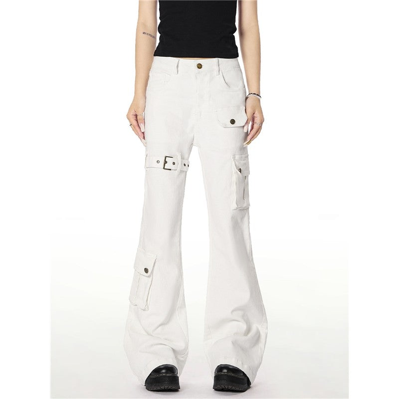 Slim Fit Multi Pocket Casual Pants