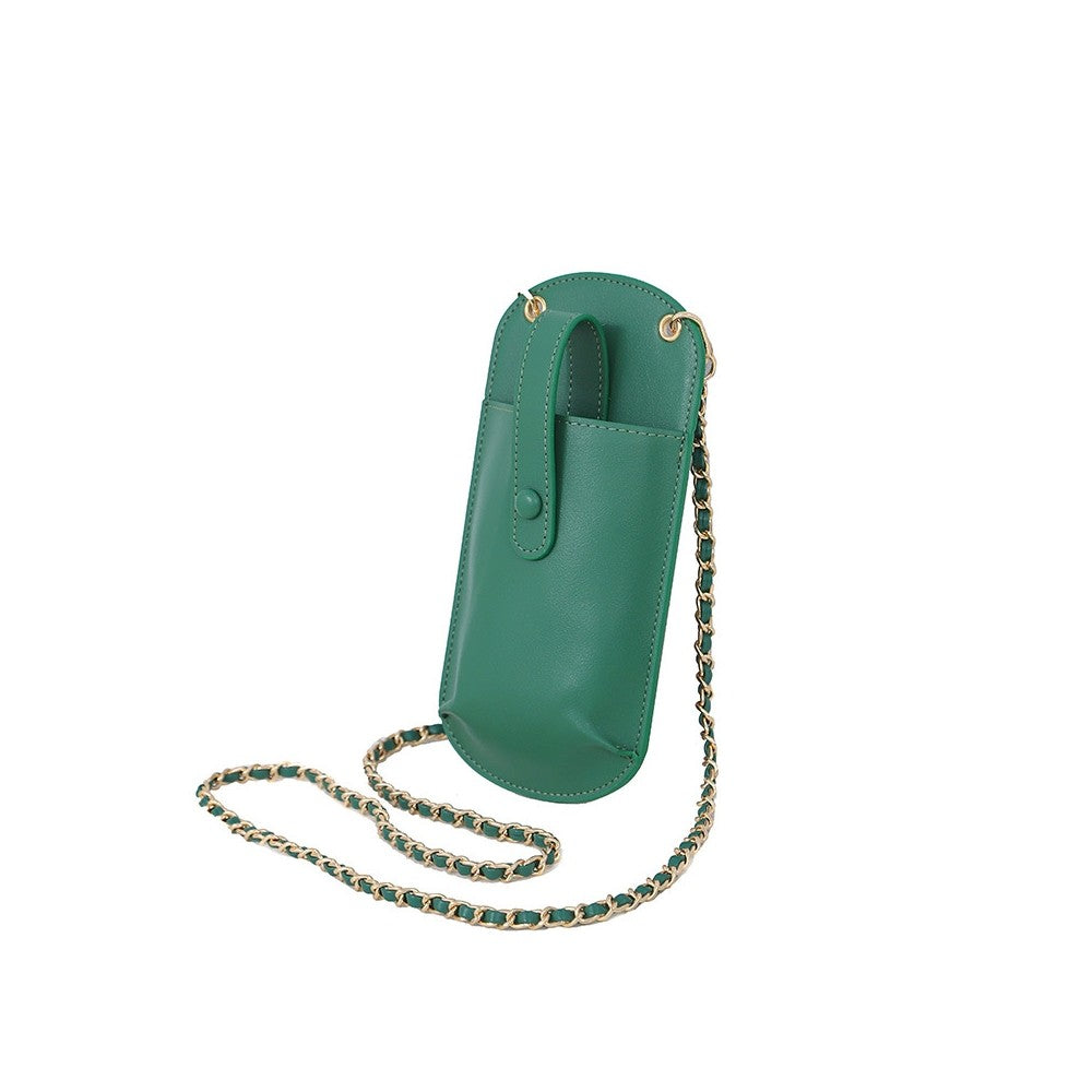 Cute Small PU Leather Chain One Shoulder Cell Phone Crossbody Bag