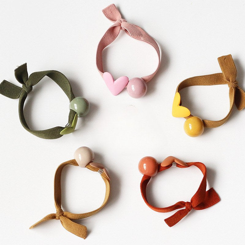 Cute Ball Love Simple Hair Tie