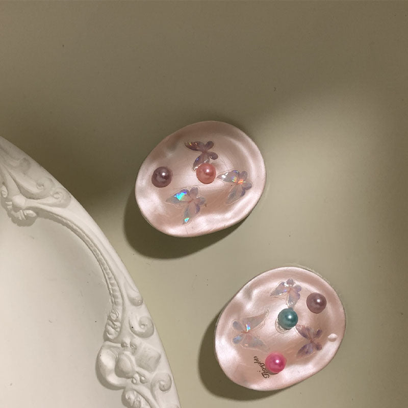 Cute Flower Irregular Shape Stud Earring