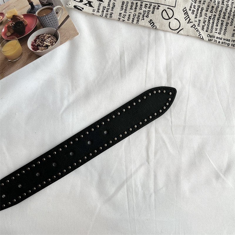Vintage Metal Punk Adjustable Waist Belt