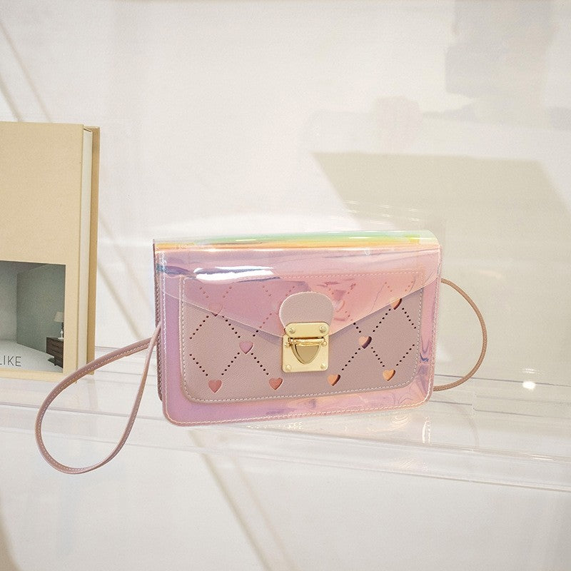 Fashion Contrast Crossbody Small Square Bag