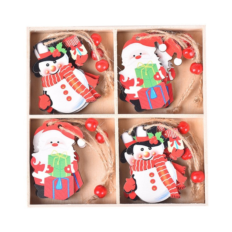 Christmas Wooden Candle Decorations