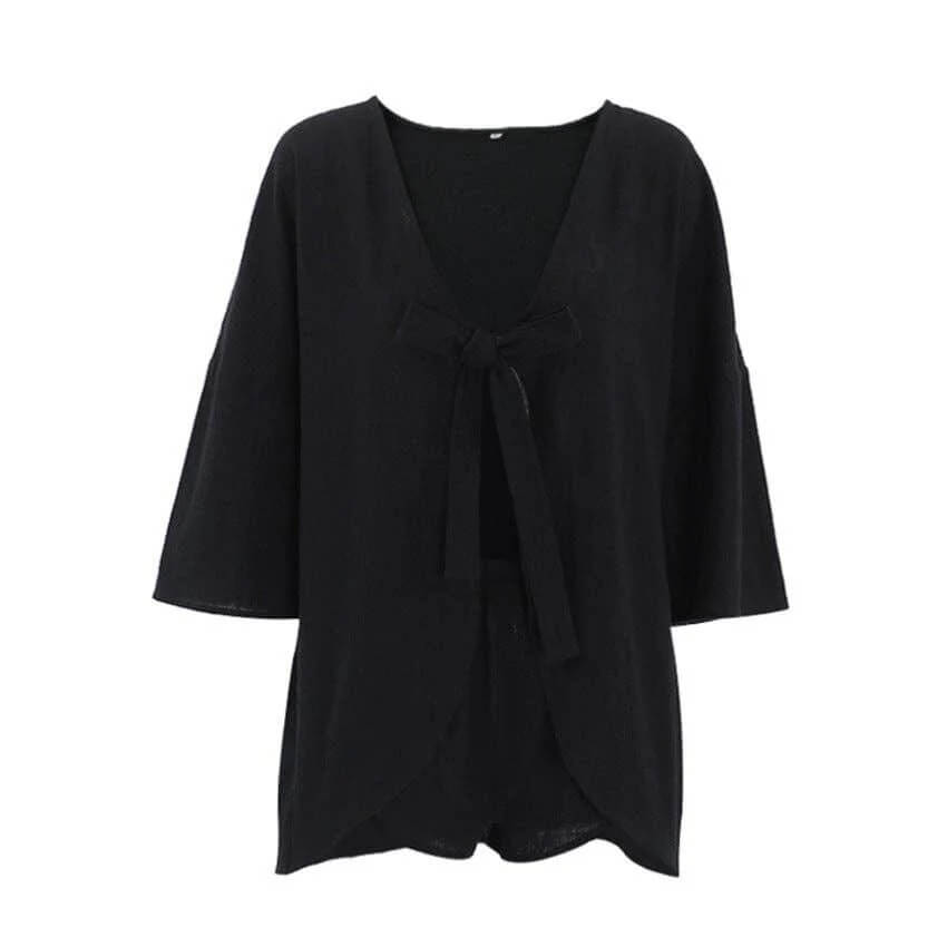 String Tie Shirt And Short Seys