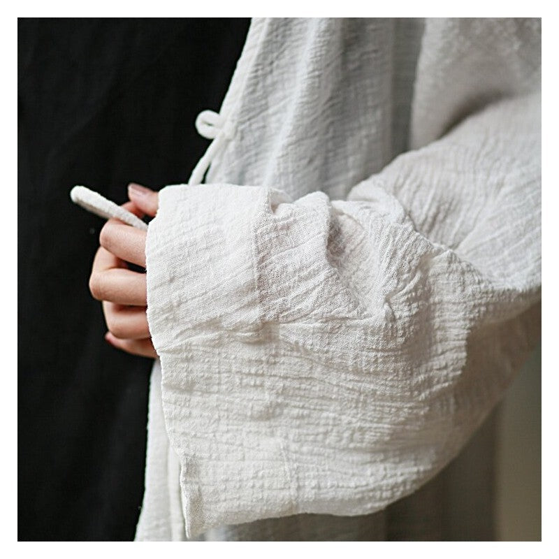 Solid Color Cardigan With Fringe Trim