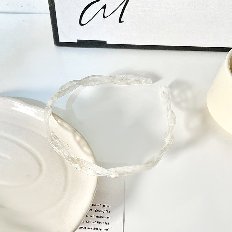 Simple Twist Colorful Acrylic Headbands