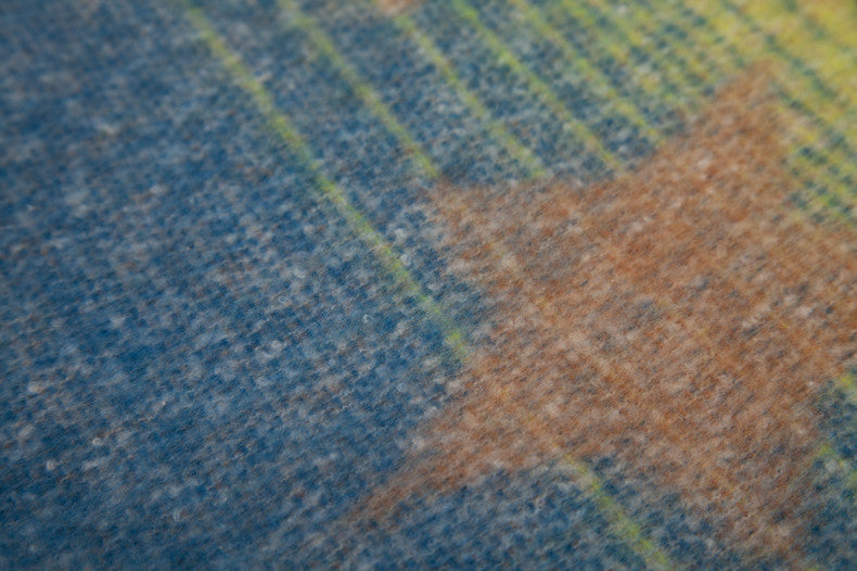 Contrast Color Star Print Scarves