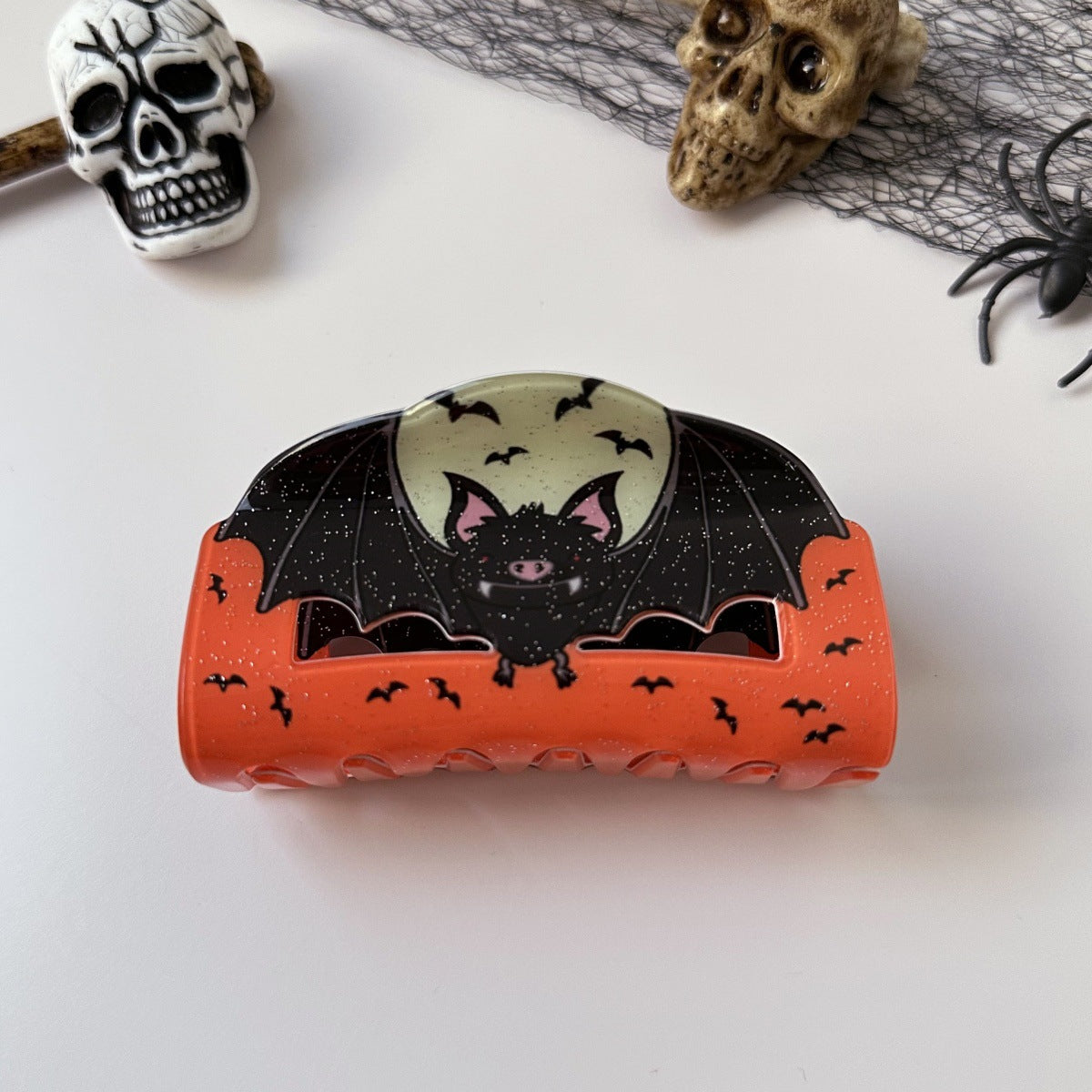 Halloween Pumpkin Shape Hair Clips