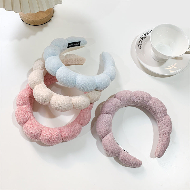Towel Velvet Cloud Twist Hairband