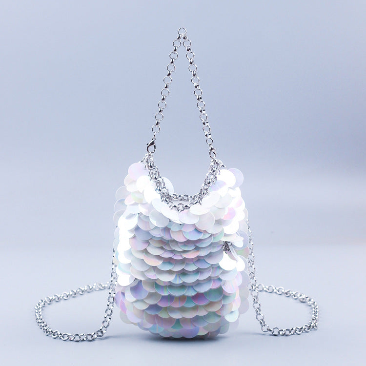 Glitter Sequin Bag Handmade Shoulder Bag