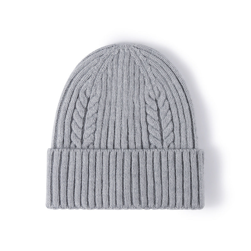 Solid Color Teist Simple Knit Beanie