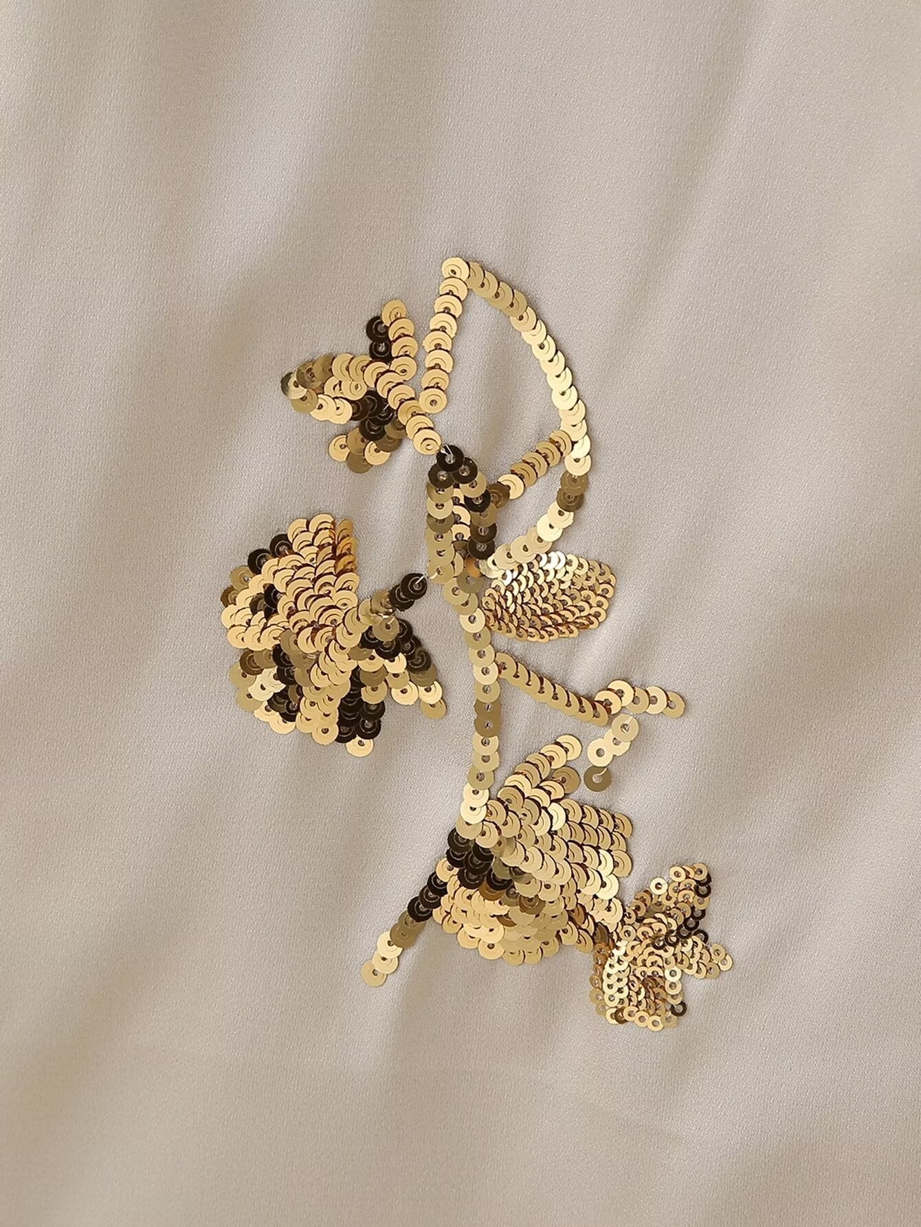 Sequin Embroidered Casual Shirt Pants Set