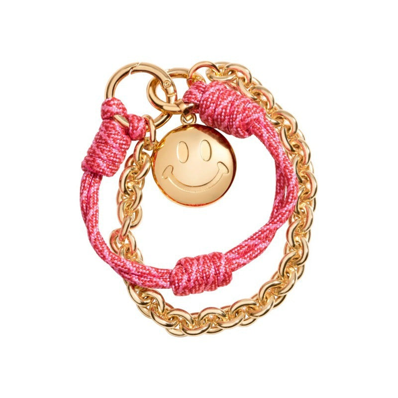 Minimalist Beaded Rope Braided Bag Charm