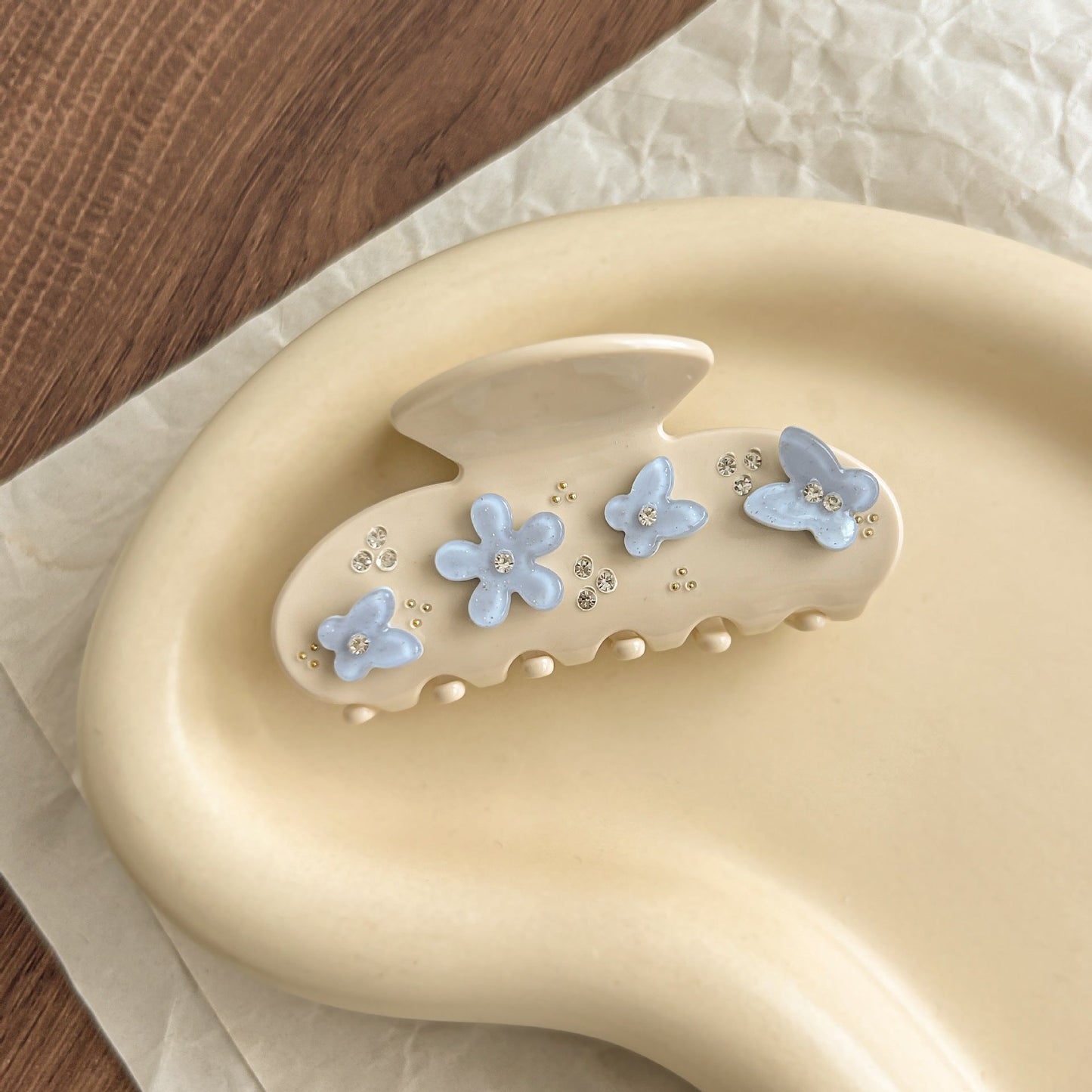 2+Butterfly Floral Sweet Hair Clips