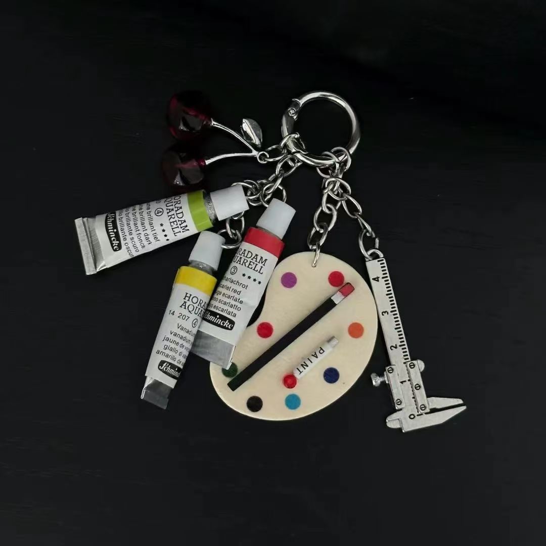 Creative Handmade Color Palette Bag Charms