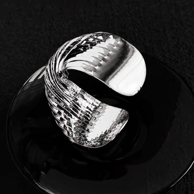 Cross Irregular Open Metal Bracelets