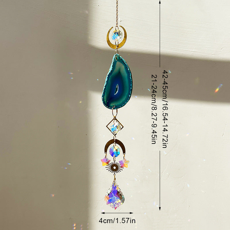 Colorful Stone Hanging Crystal Decoration