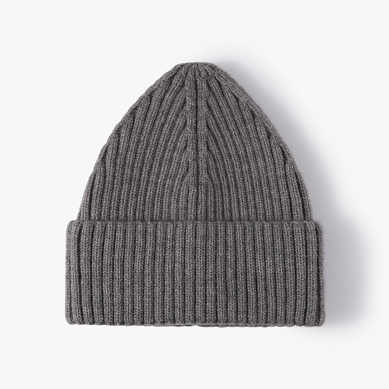 Solid Color Warm Knit Beanie