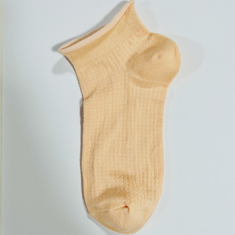 Simple Solid Color Low Ankle Socks
