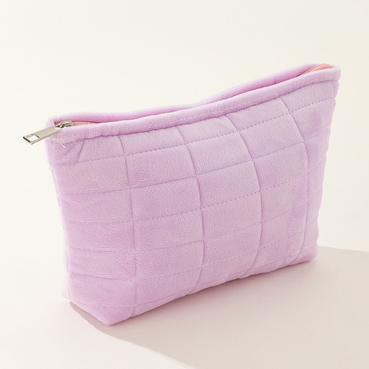 Solid Color Large Capacity Simple Make Up Bag