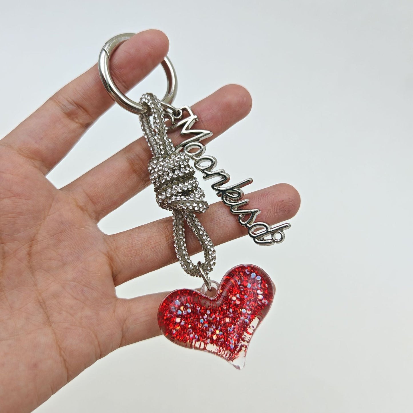 Cute Love Braided Keychain Bag Charm