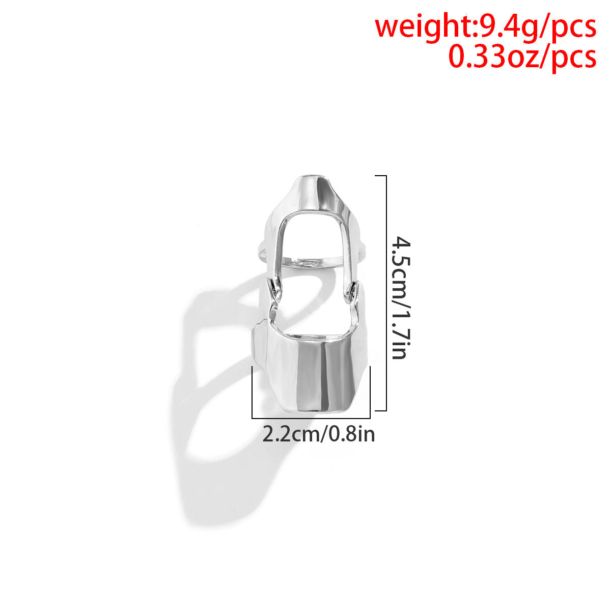 Hellow Geometric Exaggerated Index Ring