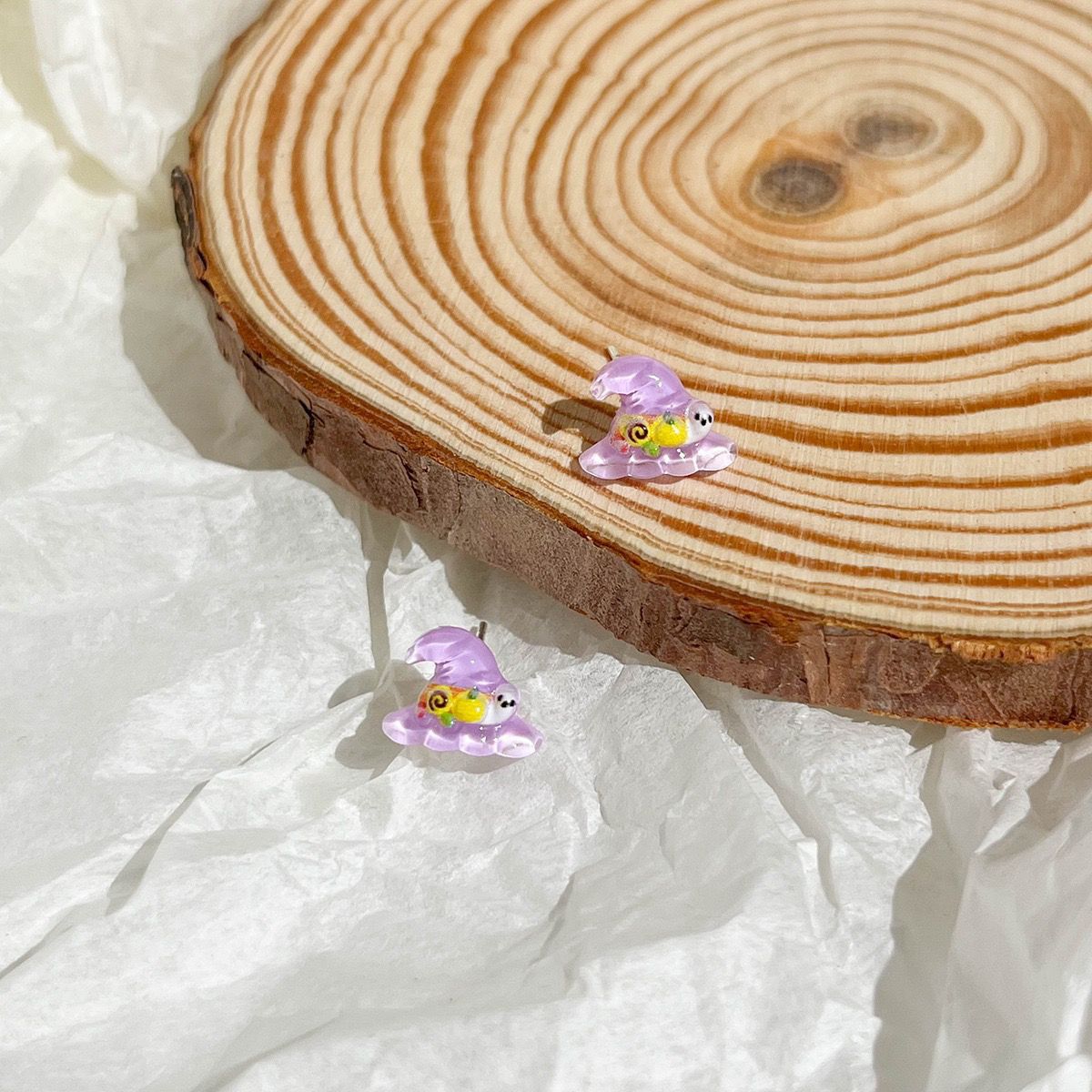 Cute Mini Pumpkin Ghost Halloween Stud Earrings